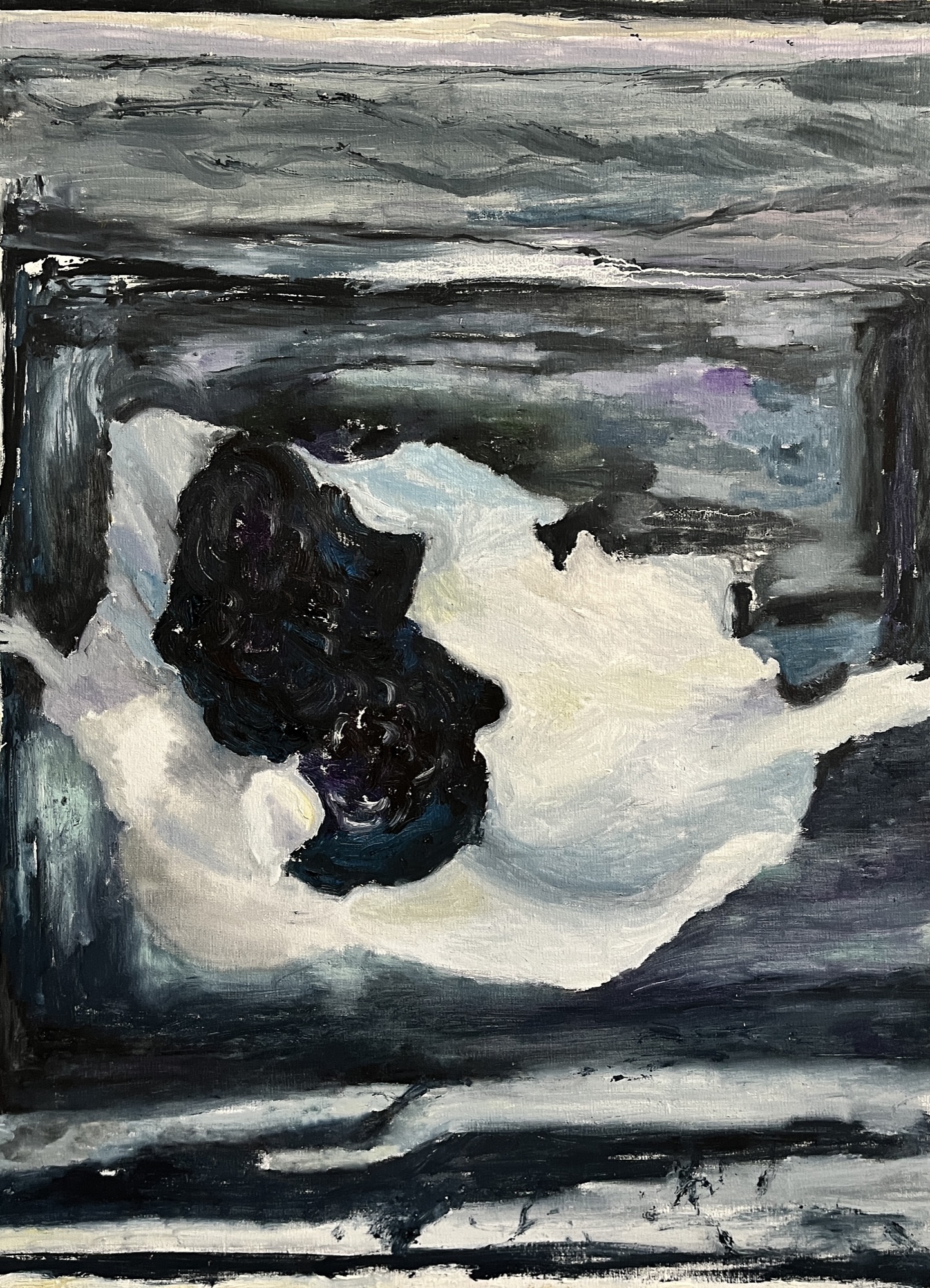 underwater #20, Acrylic, 54 × 73 cm, by chuchu