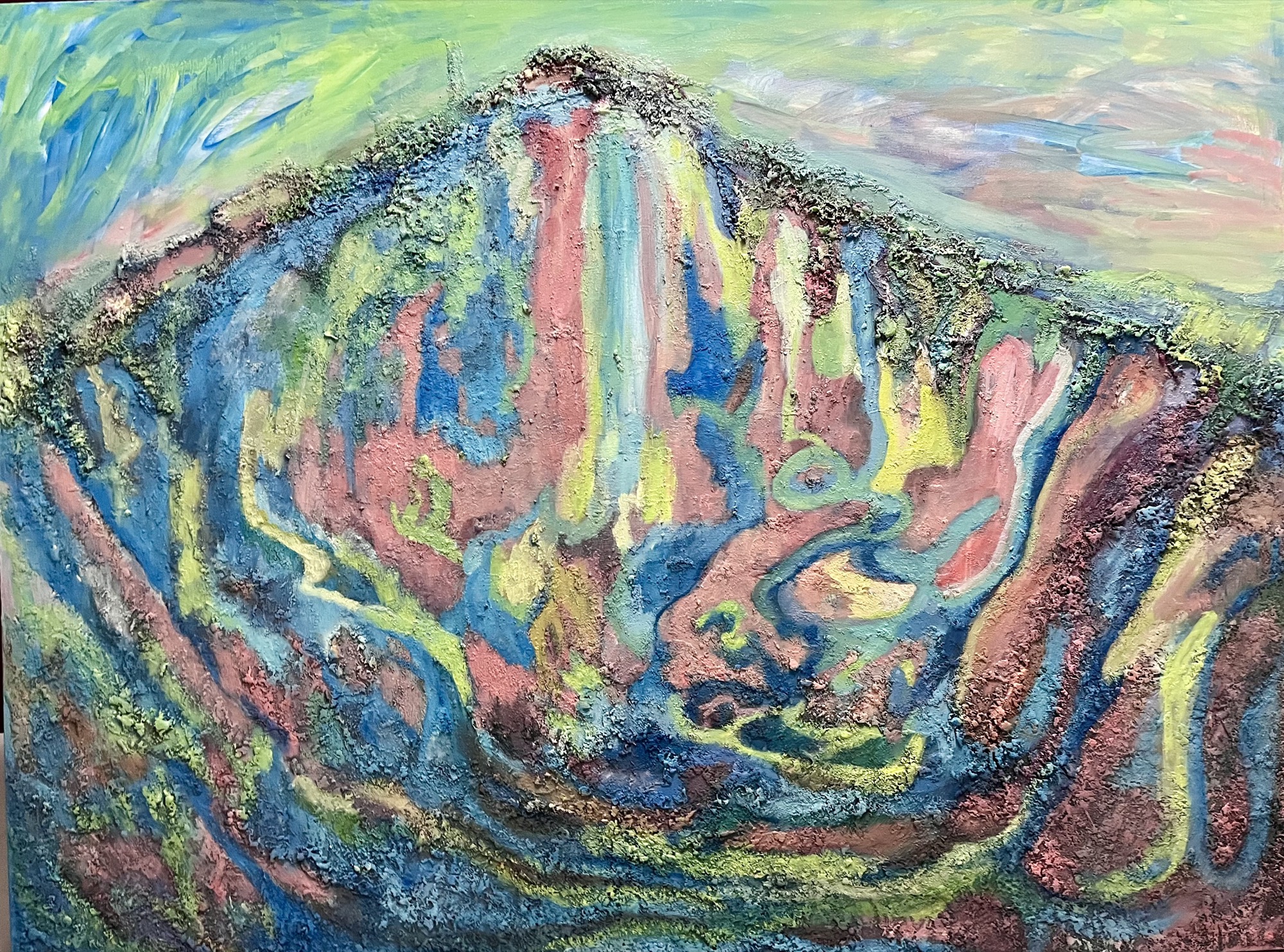underwater #3, Mixed media, 97 × 130 cm, by chuchu