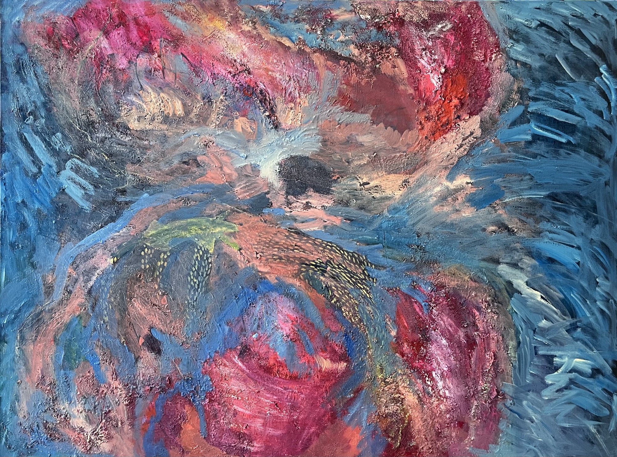 underwater #7, Mixed media, 97 × 130 cm, by chuchu