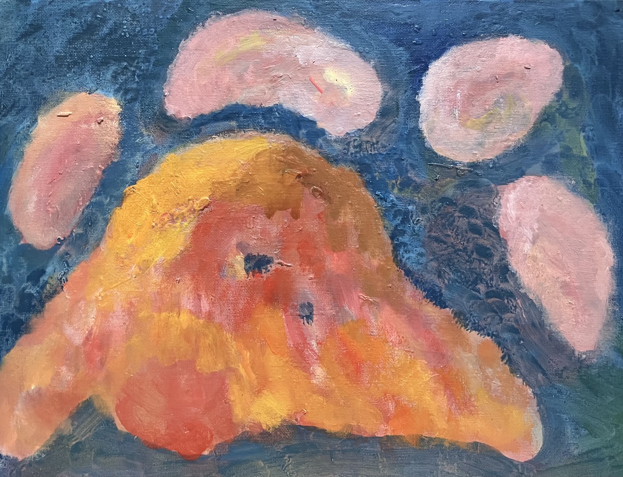 underwater #13, Oil, 30 × 40 cm, by chuchu