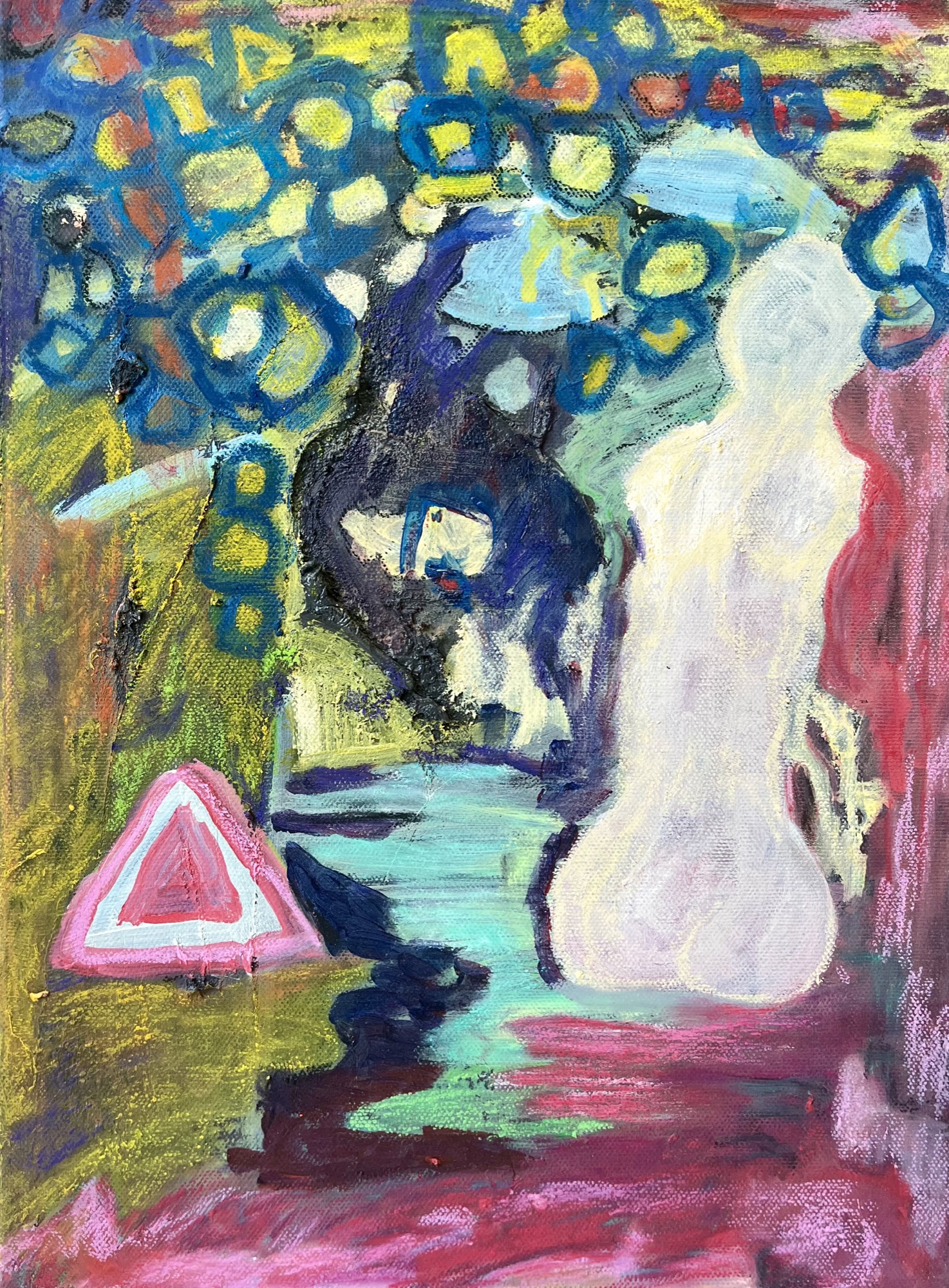 trees #11, Acrylic, 30 × 40 cm, by chuchu