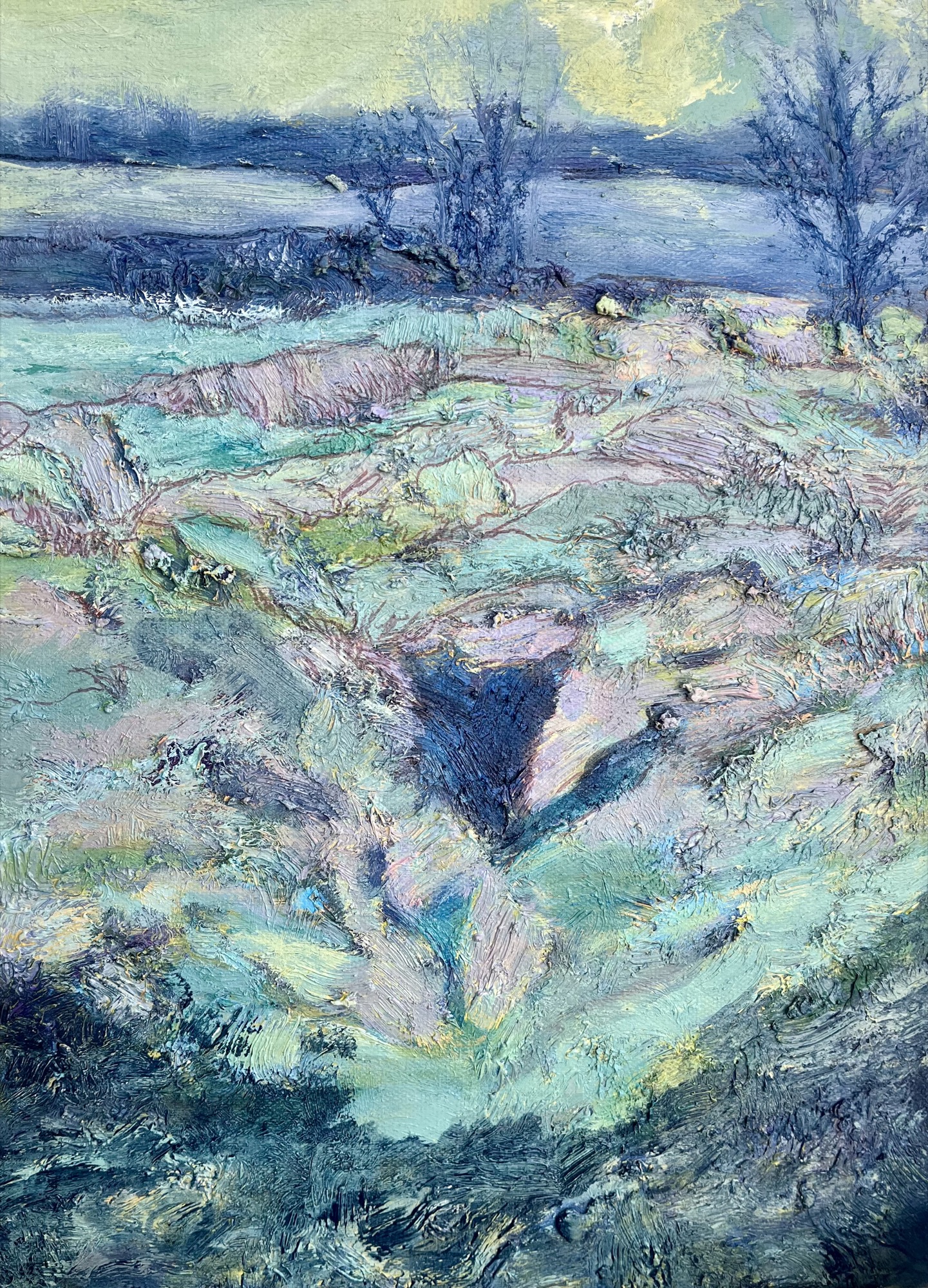 trees #17, Acrylic, 30 × 40 cm, by chuchu