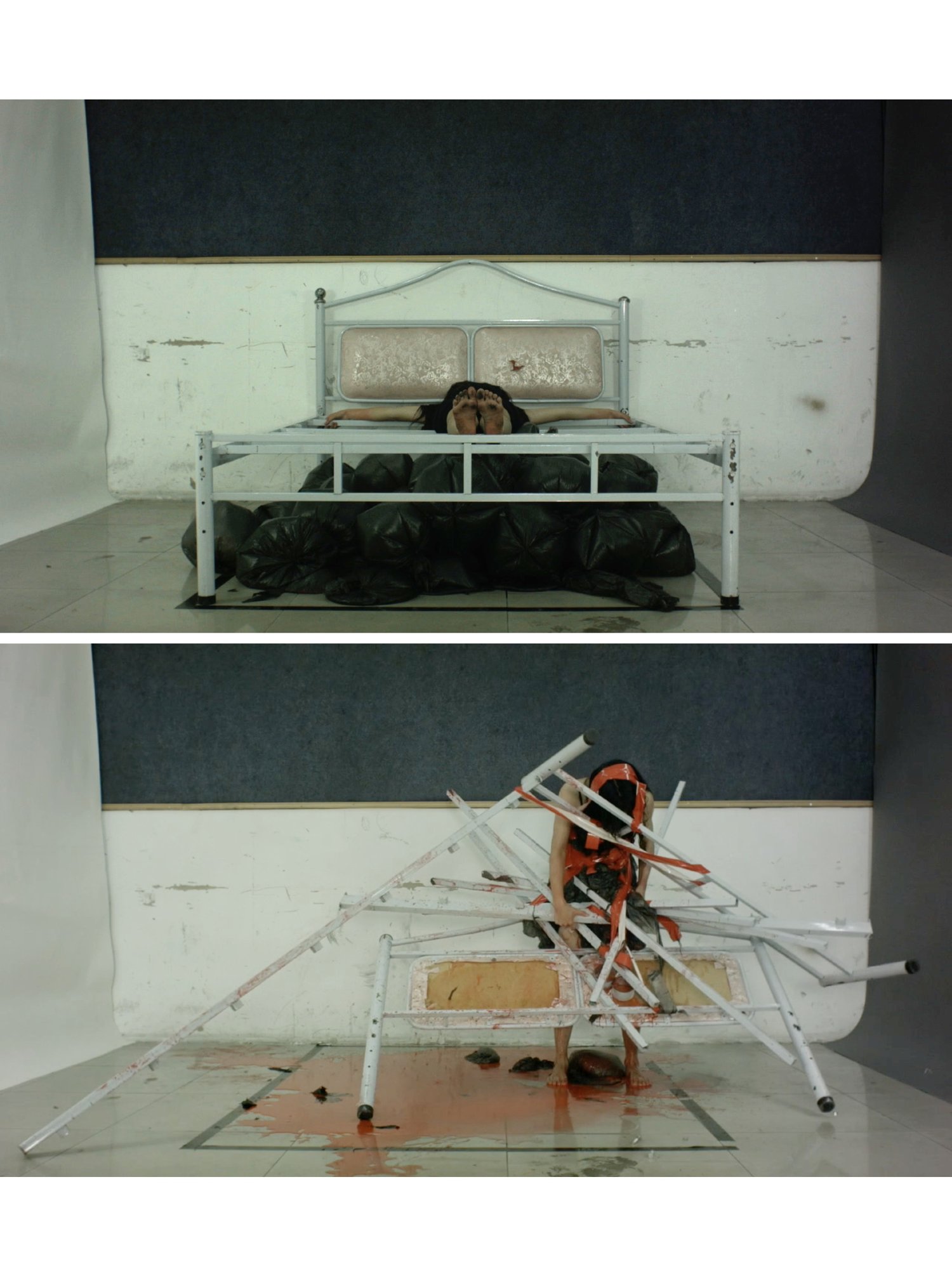 Untitled, 2017, Chengdu, performance by chuchu