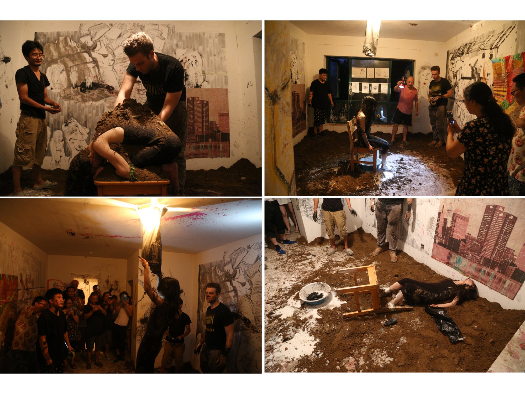 Untitled, 2017, Beijing, performance by chuchu